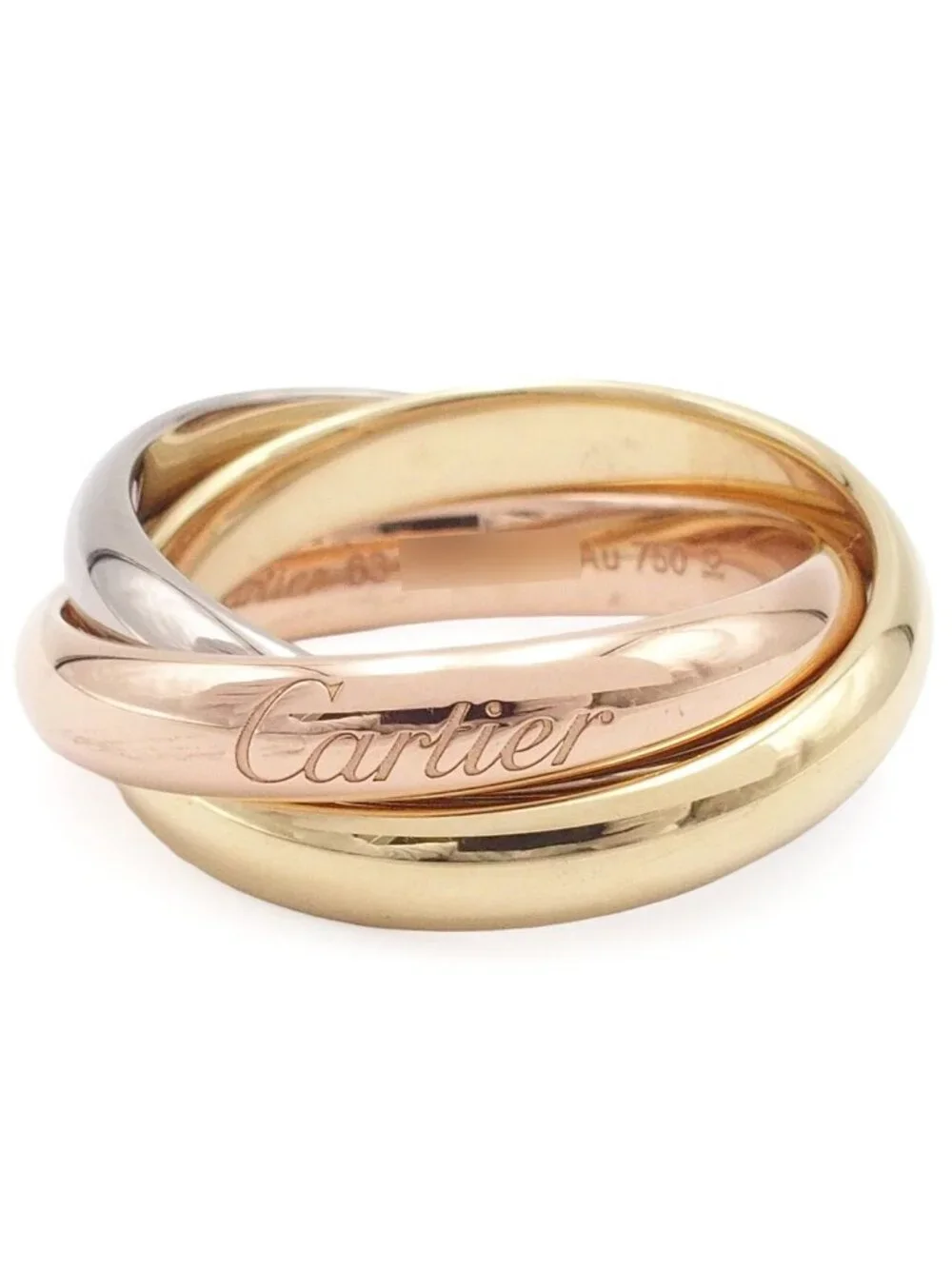 Cartier Trinity Ring Three Color Gold 63